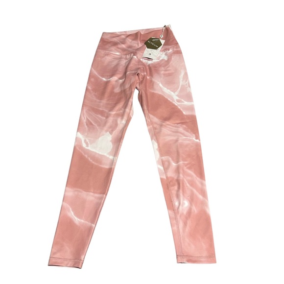 SOLD- NWT Buffbunny XS pink Athletic Leggings - Rebel Rose Quartz - Picture 2 of 2